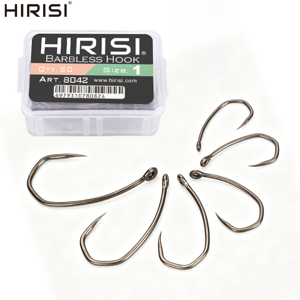 Fishing Hook Barbless - Hirisi 8042 100 szt. Haczyki wędkarskie