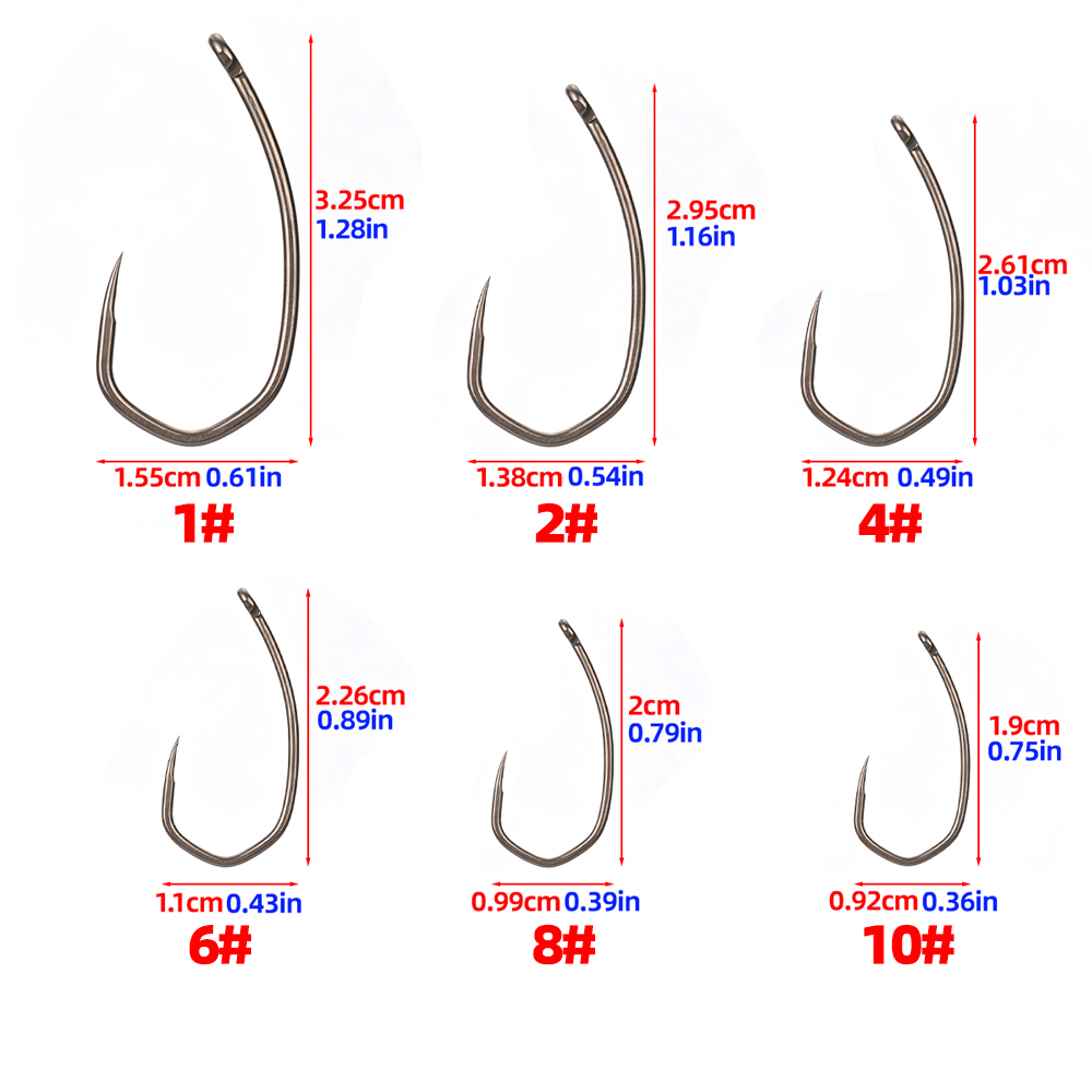 Hirisi 8042 100 szt. Haczyki w – Fishing Hook Barbless recenzja i cena