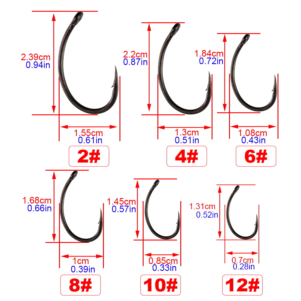 Hirisi 50/100 szt. Haczyki kar – Fishing Hook Barbless recenzja i cena