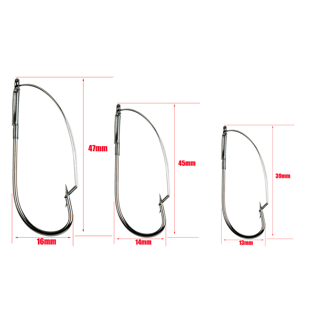 10 sztuk / pudełko Wędkarskie  – Fishing Hook Weedless recenzja i cena